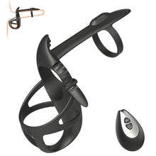 Charger l'image dans la galerie, 12 Vibrating Wearable Erection Cock Ring with C &amp; G-Spot Stimulation for Couple Fun