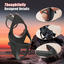 Charger l'image dans la galerie, 12 Vibrating Wearable Erection Cock Ring with C &amp; G-Spot Stimulation for Couple Fun