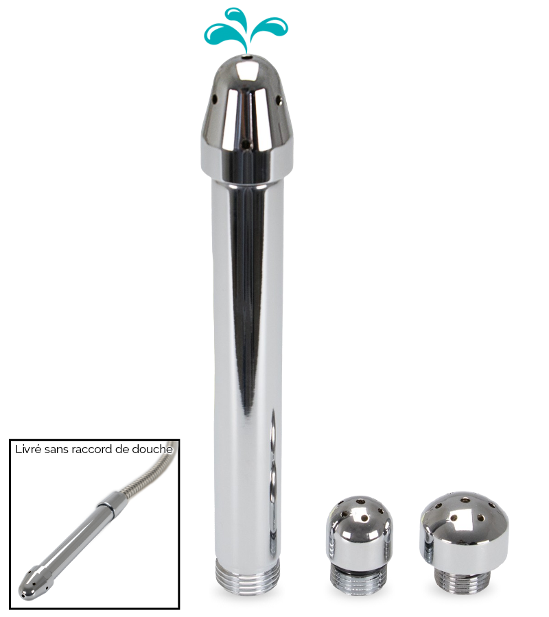 Accessoire plug enema lavage anal sous la douche